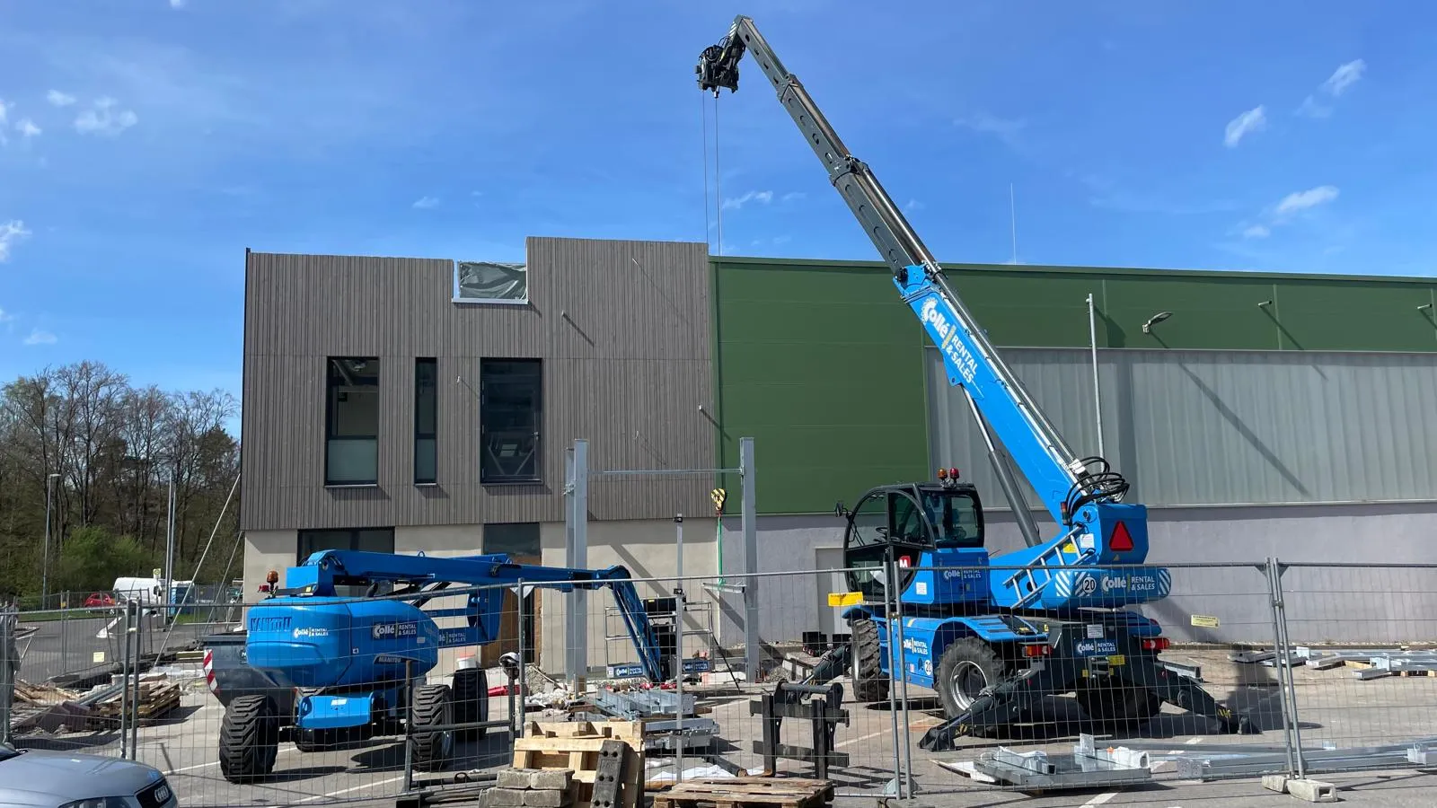 Baustelle · Anlieferung